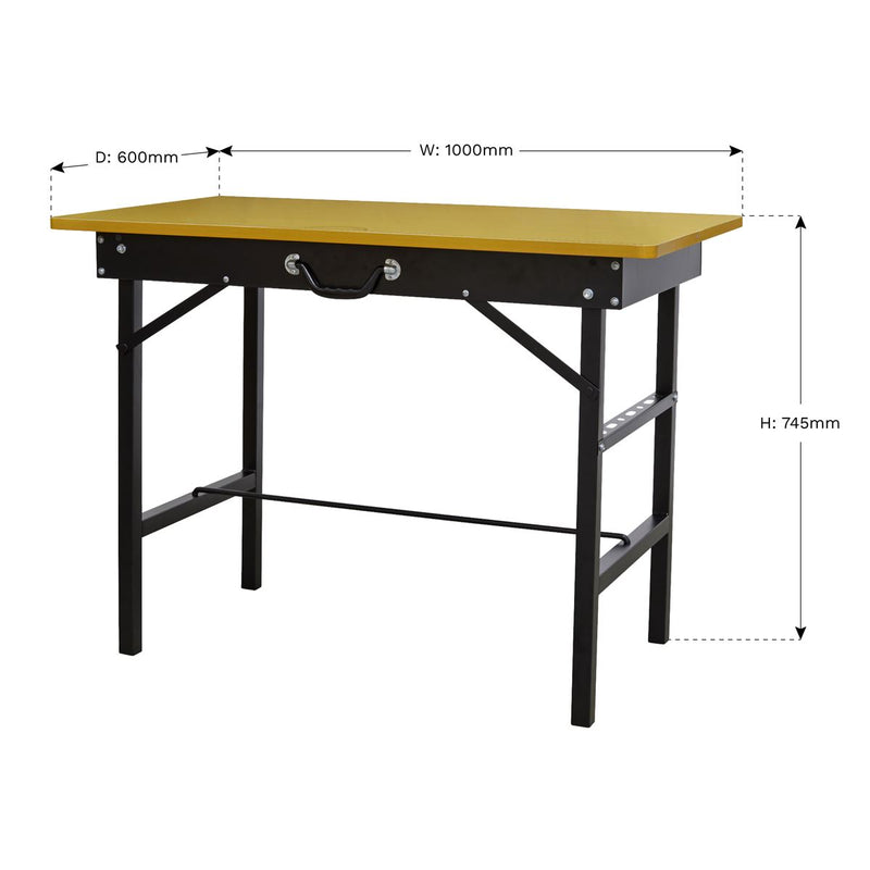 Portable Folding Workbench