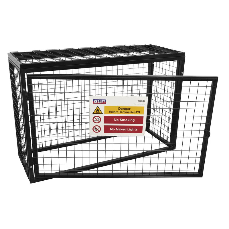 Sealey Gas Cylinder Safety Cage - 4 x 19kg GCSC419