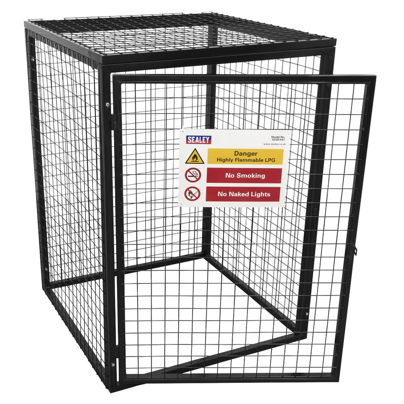 Sealey Gas Cylinder Safety Cage - 4 x 47kg GCSC447