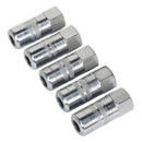 Sealey 4-Jaw Heavy-Duty Hydraulic Connector 1/8"BSP - Pack of 5 GGE5