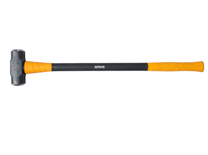 XTRADE Sledge Hammer 7lb Fibre Glass 36" Club Lump Rubber Grip X0900081