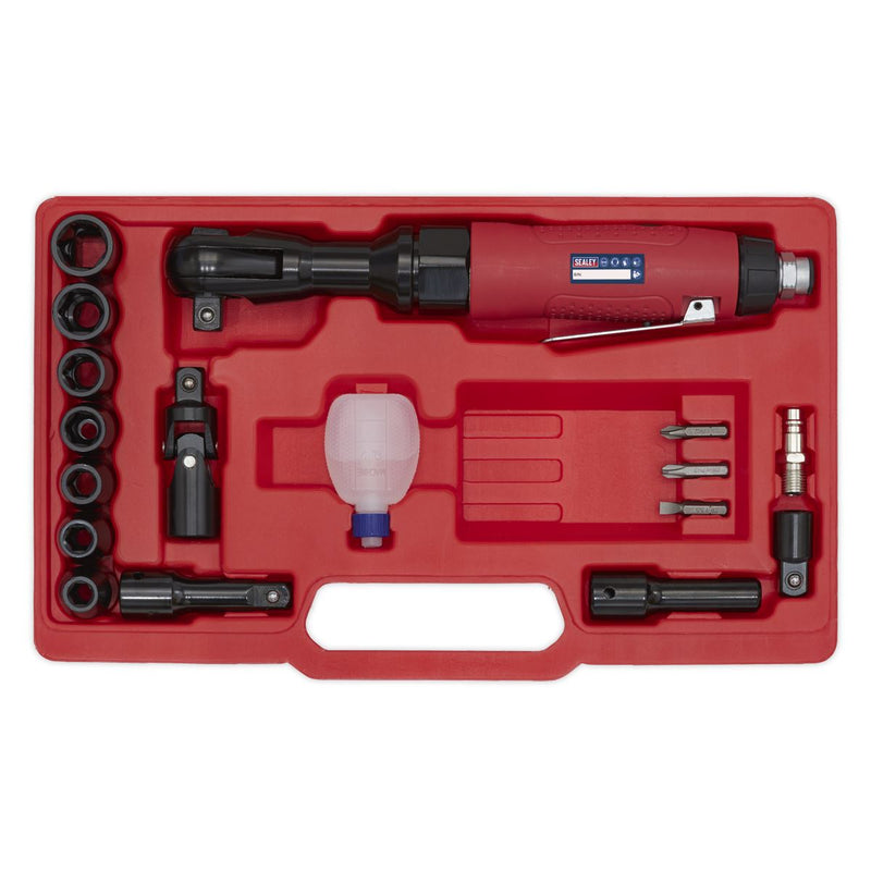 Air Ratchet Wrench Kit 1/2"Sq Drive