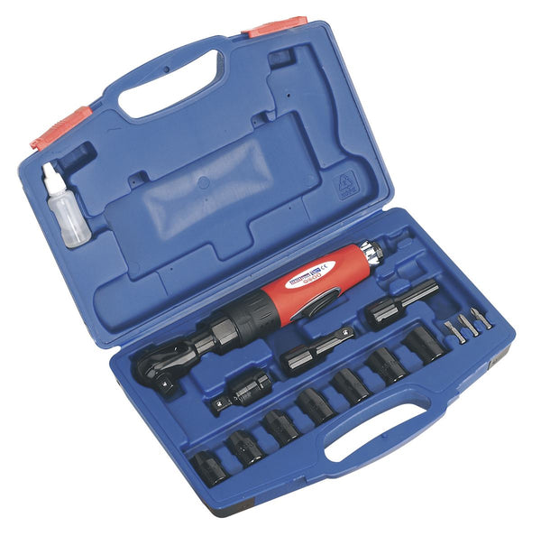 Air Ratchet Wrench Kit 1/2"Sq Drive