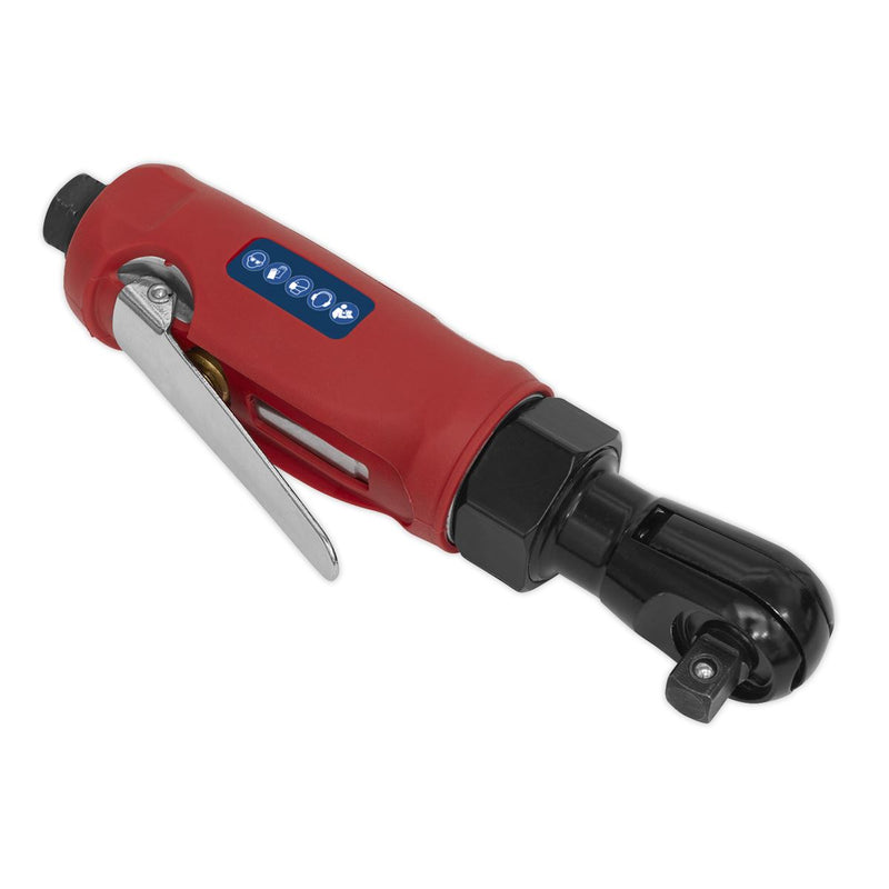 Compact Air Ratchet Wrench 3/8"Sq Drive