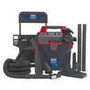 Sealey Wall Mounting Garage Vacuum with Remote Control 1200W/230V GV180WM