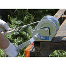 Sealey Geared Hand Winch with Cable 540kg Capacity GWC1200M