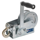 Sealey Geared Hand Winch with Cable 900kg Capacity GWC2000M