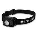Ledlenser LED Head Torch Rechargeable Camping 650lm 130m Beam IP67 Black HF4R