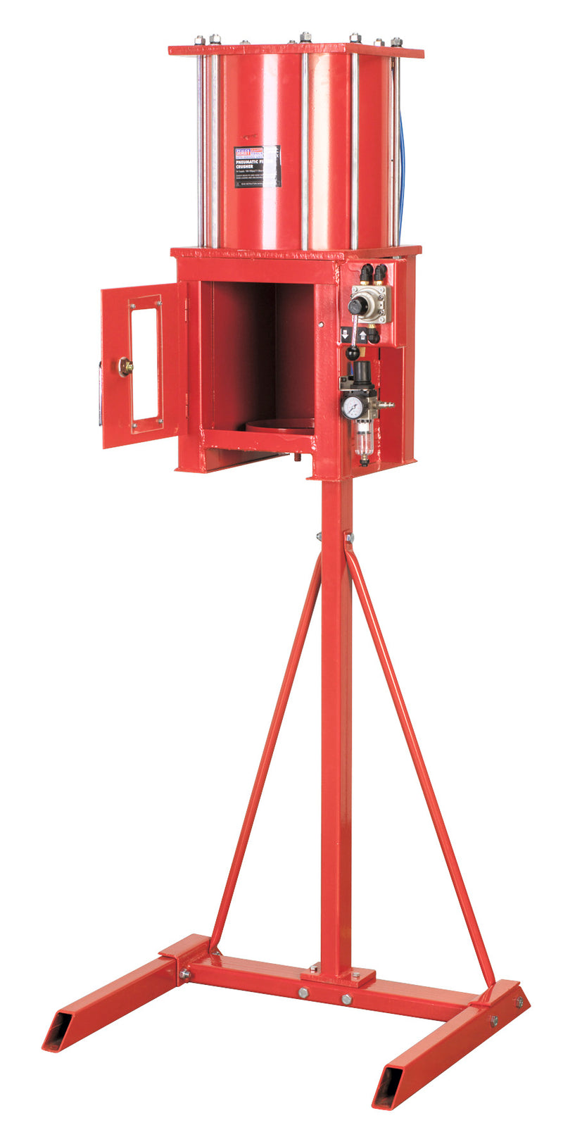 Pneumatic Oil Filter Crusher
