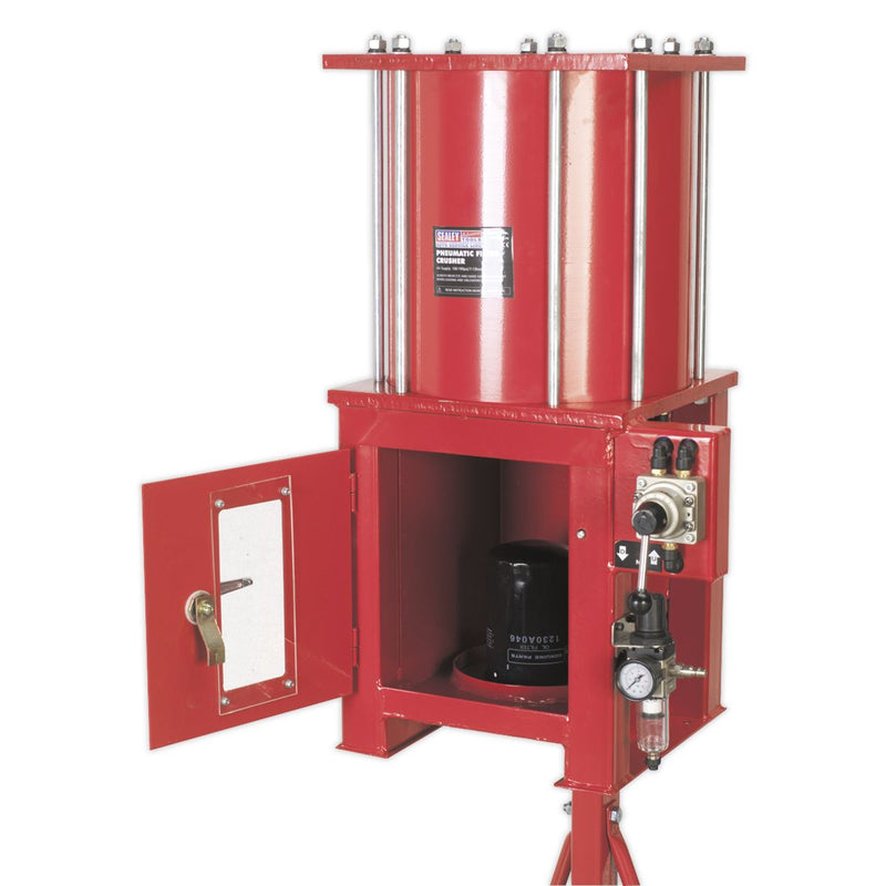 Pneumatic Oil Filter Crusher