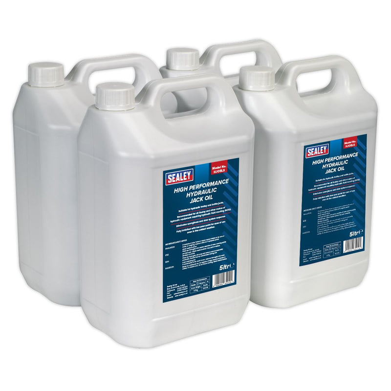 Hydraulic Jack Oil 5L - Pack of 4