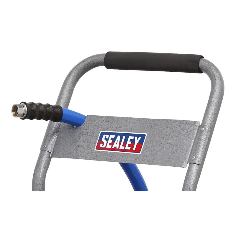 Heavy-Duty Hose Reel Cart with 15m Heavy-Duty �19mm Hot & Cold Rubber Water Hose