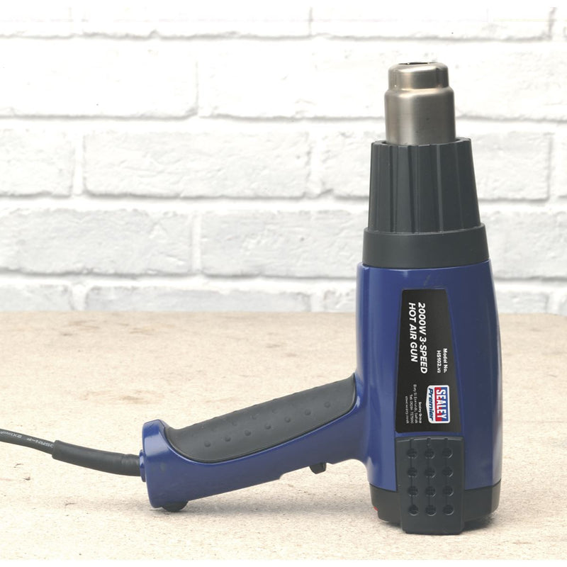 Hot Air Gun 2000W 3-Speed 50-600�C Variable Heat