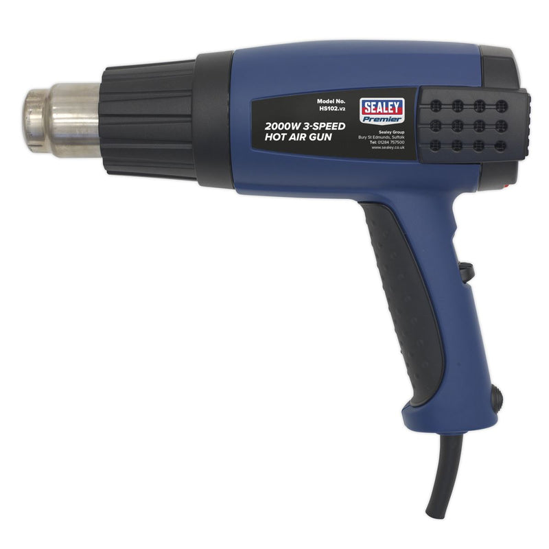 Hot Air Gun 2000W 3-Speed 50-600�C Variable Heat