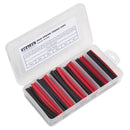 Sealey Heat Shrink Tubing Assortment 100mm 95pc - Black & Red HST100BR