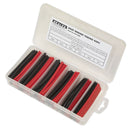 Sealey Heat Shrink Tubing Assortment 100mm 95pc - Black & Red HST100BR