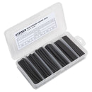 Sealey Heat Shrink Tubing Assortment 100mm 95pc - Black HST100B