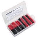 Sealey Heat Shrink Tubing Assortment 50 & 100mm 180pc - Black & Red HST501BR