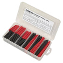 Sealey Heat Shrink Tubing Assortment 50 & 100mm 180pc - Black & Red HST501BR