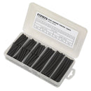 Sealey Heat Shrink Tubing Assortment 50 & 100mm 180pc - Black HST501B
