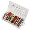 Sealey Heat Shrink Tubing Assortment 50 & 100mm 180pc - Mixed Colours HST501MC