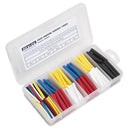 Sealey Heat Shrink Tubing Assortment 50mm 190pc - Mixed Colours HST50MC