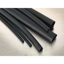 Sealey Adhesive Lined Heat Shrink Tubing Assortment 200mm 72pc - Black HSTAL72B