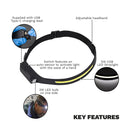 Sealey Head Torch Rechargeable With Auto Sensor 5W COB & 3W LED HT104R
