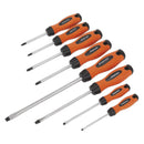 Sealey Premier Screwdriver Set 8pc - Hi-Vis Orange HV003