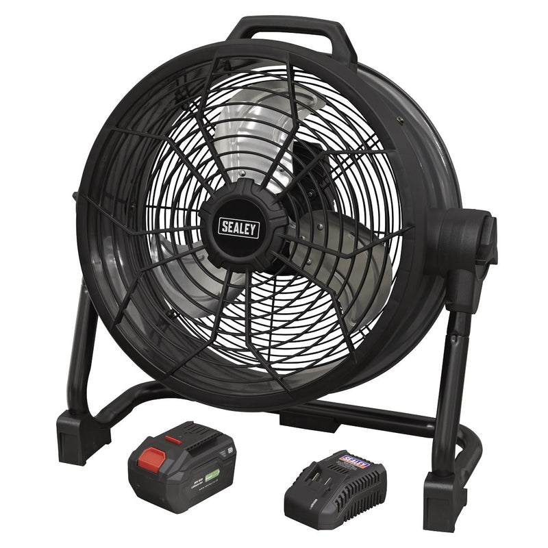 2-in-1 Cordless/Corded 16" High Velocity Drum Fan 20V SV20 Series Kit