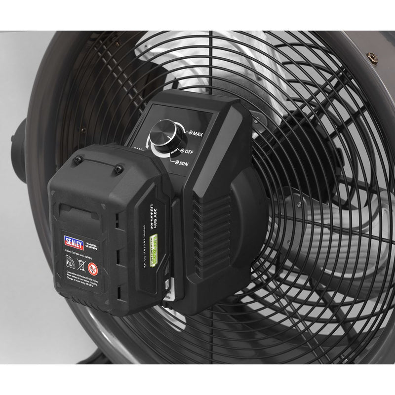 230V with Cordless Option High Velocity Drum Fan 16"