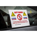 Sealey Hybrid/Electric Vehicle Warning Sign HYBRIDSIGN