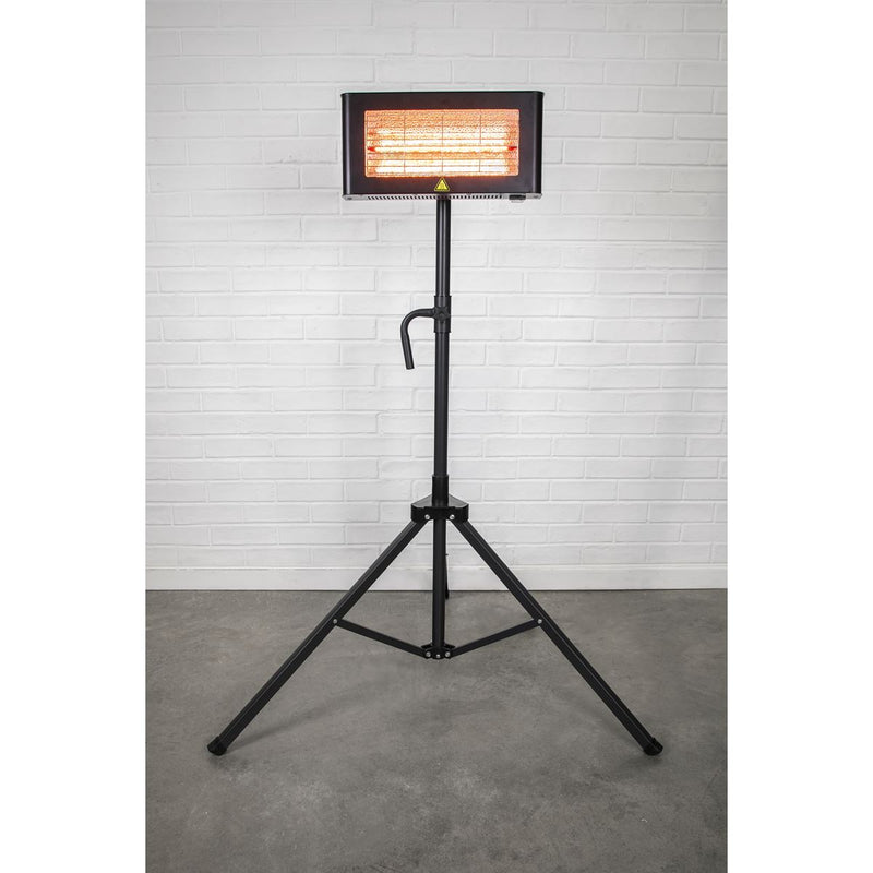 Sealey Infrared Quartz Heater with Tripod Stand 230V 1.2kW IR12CT