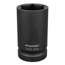Sealey Premier Deep Impact Socket 1"Sq Drive 34mm IS134D