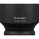 Sealey Premier Impact Socket 1"Sq Drive 55mm IS155