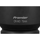 Sealey Premier Deep Impact Socket 1"Sq Drive 75mm IS175D