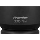 Sealey Premier Impact Socket 1"Sq Drive 75mm IS175