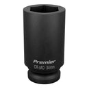Sealey Premier Deep Impact Socket 3/4"Sq Drive 34mm IS3434D