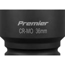 Sealey Premier Impact Socket 3/4"Sq Drive 36mm IS3436