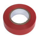 Sealey PVC Insulating Tape 19mm x 20m, Red - Pack of 10 ITRED10