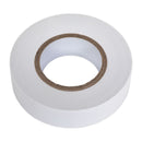Sealey PVC Insulating Tape 19mm x 20m, White - Pack of 10 ITWHT10
