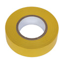 Sealey PVC Insulating Tape 19mm x 20m, Yellow - Pack of 10 ITYEL10