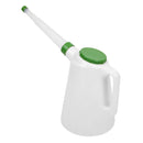 Sealey Oil Container with Flexible Spout 5L - Green Lid JDL5G