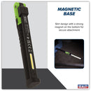 Sealey Rechargeable Slim Folding Pocket Light 2 COB & 1 SMD LED - Green LED01G