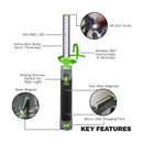 Sealey Rechargeable Slim Folding Inspection Light 4W & 1W SMD LED LED180