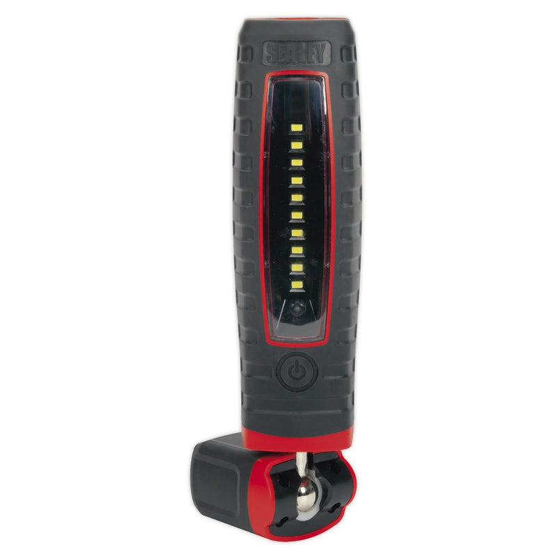 Rechargeable 360� Inspection Light 8W & 3W SMD LED Black Lithium-ion