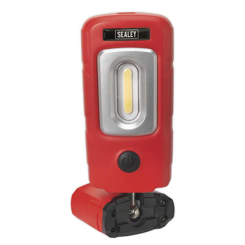 Rechargeable 360� Inspection Light 3W COB & 1W SMD LED Red Lithium-Polymer