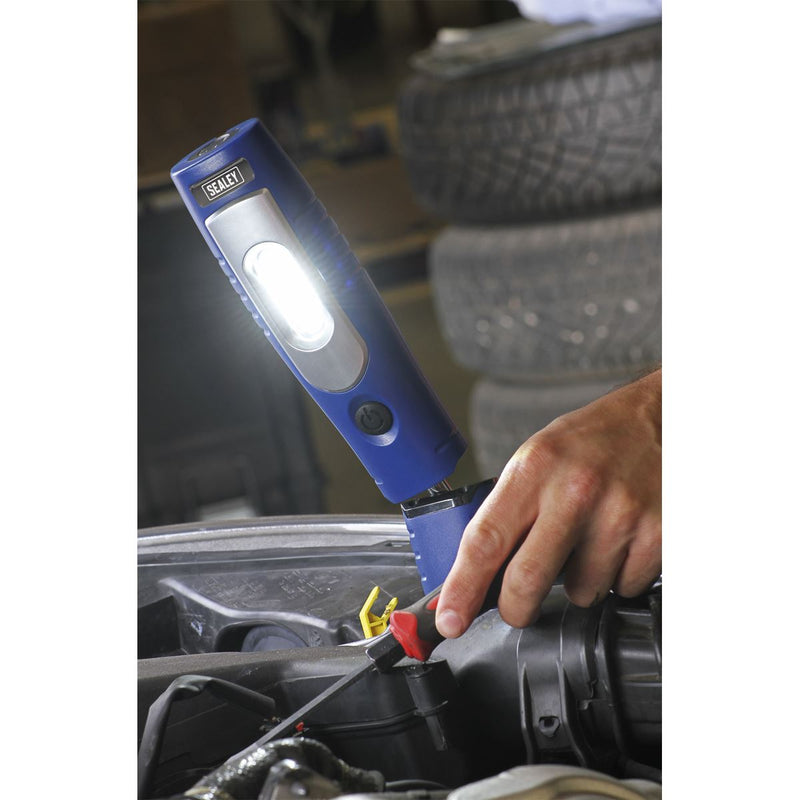 Rechargeable 360� Inspection Light 4W & 3W SMD LED Blue Lithium-ion