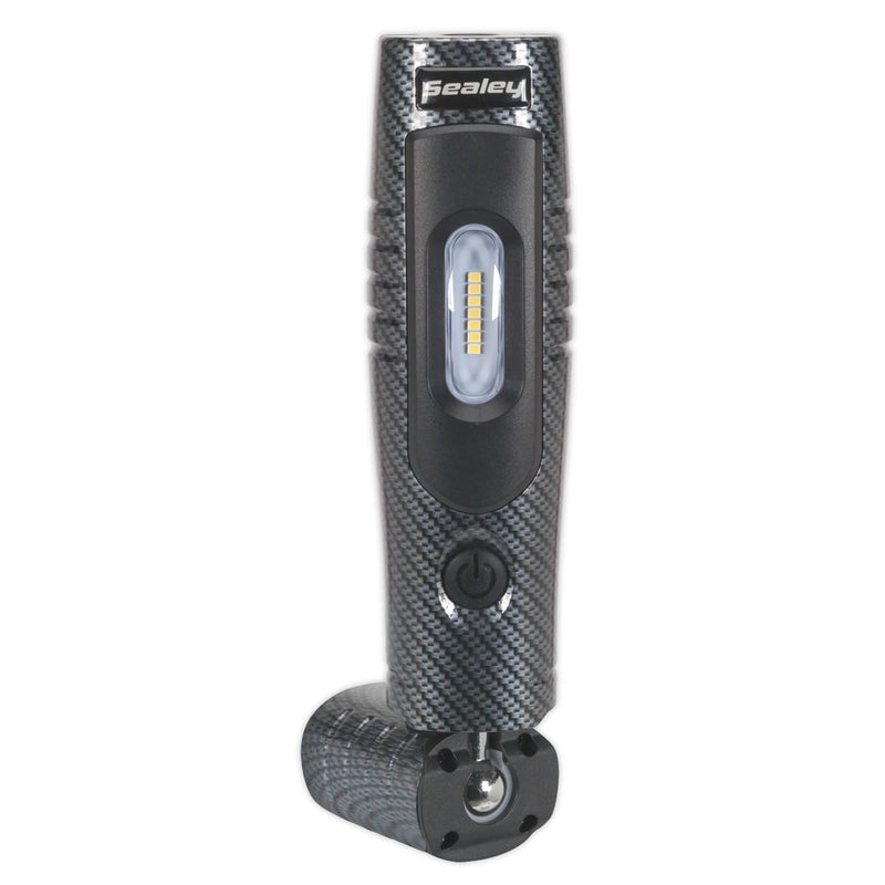 Rechargeable 360� Inspection Light 4W & 3W SMD LED Carbon Fibre Effect Lithium-ion