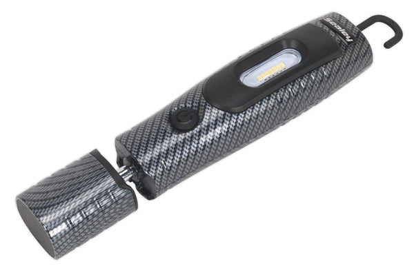 Rechargeable 360� Inspection Light 4W & 3W SMD LED Carbon Fibre Effect Lithium-ion